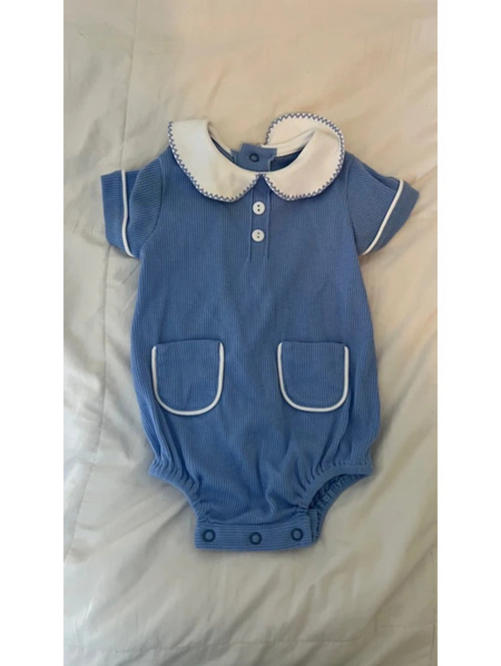 Baby blue onesie